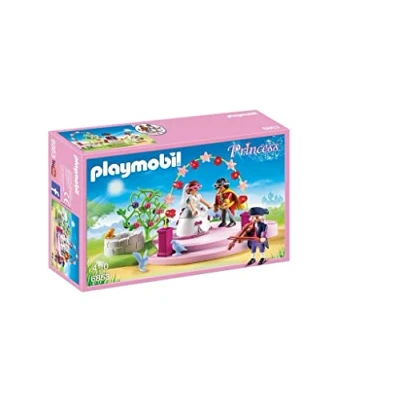 Image of Playmobil 6853 Princess Masked Ball with Rotating Dance Floor, Fun Imaginative Role Play, PlaySets Suitable for Children Ages 4+