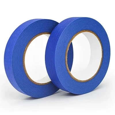 Image of Inanhoo Blue Masking Tape, Decorating Tape for Painting, Easy to Peel Artist 20mm x 50m, 2 Rolls/Pack