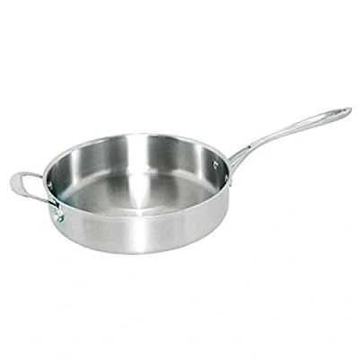 Image of Vogue Stainless Steel &amp; Aluminium Tri Wall Sauté Pan 240mm