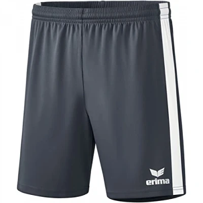 Image of Erima Artze Wall Art Retro Star Unisex Shorts, Unisex_Adult, 3152109, Slate Grey/White, M