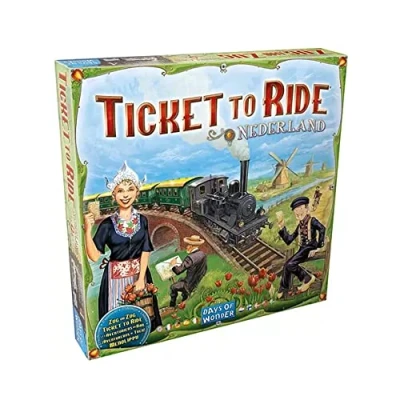 Image of Days of Wonder, Ticket to Ride Nederland Expansion, Board Game, Ages 8+, 2 5 players, 30 60 Minutes Playtime