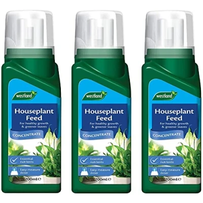 Image of Wolvercroft Garden Centre Westland Houseplant Feed Concentrate (200ml) X 3