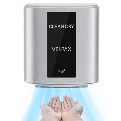 Image of VELPAX Hand Dryer 10 Seconds to Dry,1200W Automatic High Speed Electric,Commercial for Kitchen, Bathroom,Toilet and Business Premises