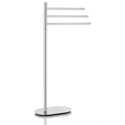 Image of Kela Towel Holder Lucido of Stainless Steel in Silver, 32 x 18 85 cm