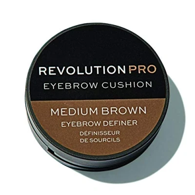 Image of Revolution Pro, Eyebrow Cushion, Medium Brown, 2.2g