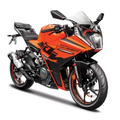 Image of Maisto KTM RC 390 Motorbike Incredibly Detailed Die Cast Replica Collectible Model 1:18 Scale