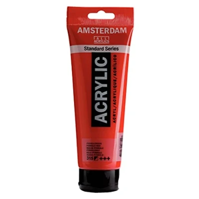 Image of Amsterdam Standard Series Acrylic Tube 250 ml Pyrrole Red 315 (17123150)