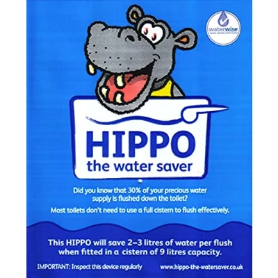 Image of Hippo the water Saver Single Pack (not for slimline cisterns) saves each time you flush