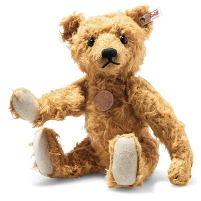 Image of Steiff 006104 Teddybär Linus, Leinenplüsch, 35 cm, rotbraun