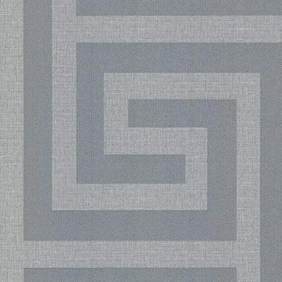 Image of Belgravia Wallpaper Giorgio Greek Key Soft Silver GB8109 Full Roll