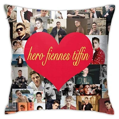 Image of Amkong Hero Fiennes Tiffin (Hardin Scott) Pillowcase Invisible Zipper Printed Pillow Cover 18inch
