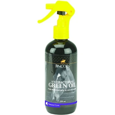 Image of Lincoln Horse Antibacterial Green Oil Spray For Cuts And Wounds 250ml