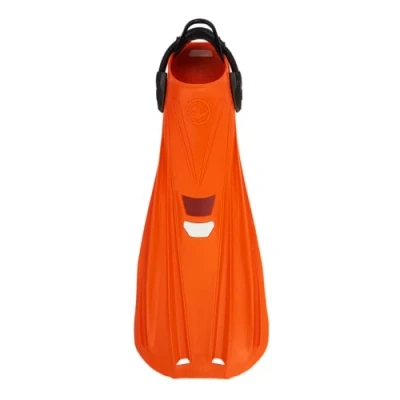 Image of AQUALUNG STORM MAX Versatile and Resistant Adult Diving Fins with Elastic Straps Monomaterial Design Durability Ideal for Scuba Snorkeling