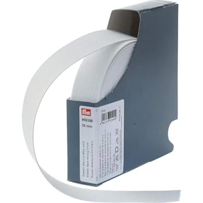 Image of Prym Elastic Band Strong 30 mm White, 72% polyester, 28% ED