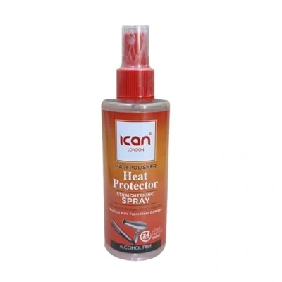 Image of ican London Hair Polisher Heat Protector Straghtening Spray Alcohol Free 207ml