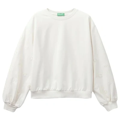 Image of Undercolors of Benetton Women&#039;s Jersey G/C M/L 3BC1D1073 Hoodie, Cream 0z3, S