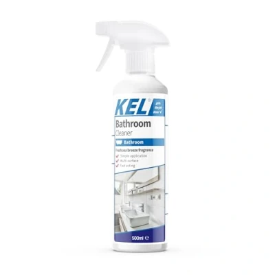 Image of KEL Bathroom Cleaner Spray, Shine Restorer for Bath &amp; Shower Sanitary Appliances Floors, Shiny Hygienic Cleaning 500ml