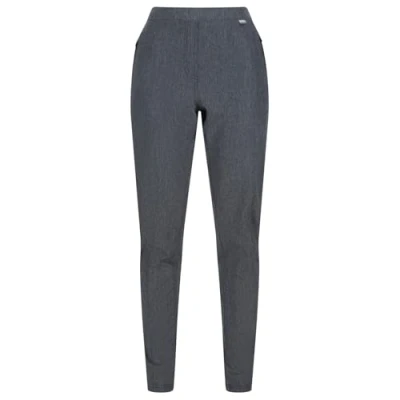 Image of Regatta Womens Pentre Strtch Hiking Trousers, Sealgrey Mar, M EU