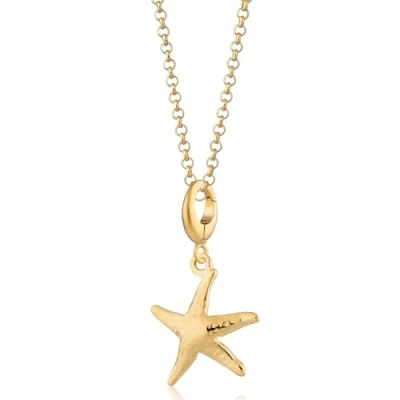 Image of Lily Charmed 18ct Gold Plated Starfish Necklace with 18&quot; Chain