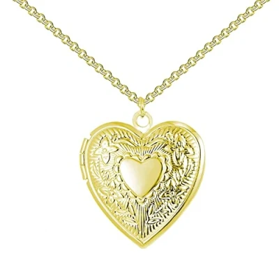 Image of Philip Jones Gold Plated Heart Locket