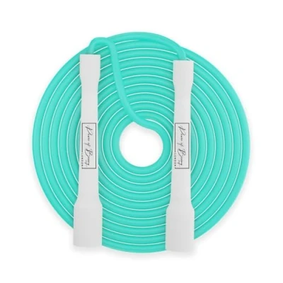 Image of POWER OF BOXING Skipping Rope, Jump Rope for Fitness, Cardio, Fat Burning Workout, Exercise, Home Gym, Boxing, MMA &amp; Crossfit, Durable Lightweight Design Men, Women, and Athletes (Mint Green)