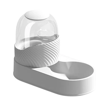 Image of Feeding Station for Pets Pets&#039; Automatic Food Feeder, Water Dispenser 2L Dog Fountain Pet Feeder and Dispensers