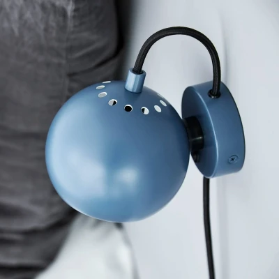 Image of FRANDSEN wall light Ball Magnet, petrol blue