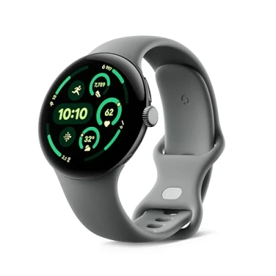 Image of Google Pixel Watch 3 45mm Grey (Grey Strap)
