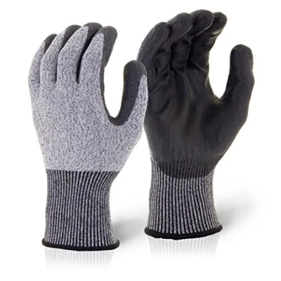 Image of PU COATED CUT 5 GLOVE BLACK L