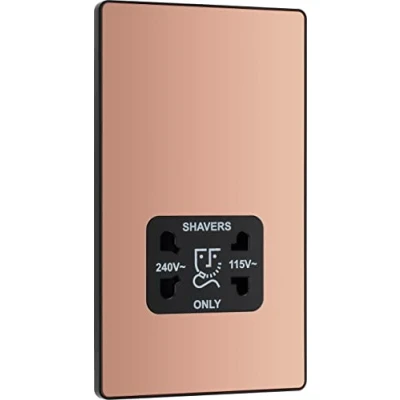 Image of BG Electrical Evolve Dual Voltage Shaver Socket