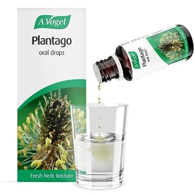 Image of A.Vogel Plantago Drops Organically Grown &amp; Freshly Harvested Suitable for Adults Children from the Age of 2 Vegans 50ml