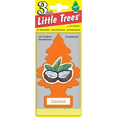 Image of Car Freshner Little Tree Air Fresheners (3 Pack) Coconut