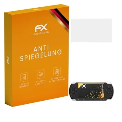 Image of atFoliX Screen Protector compatible with Sony PSP 3000 Protection Film, anti reflective and shock absorbing FX Film (3X)