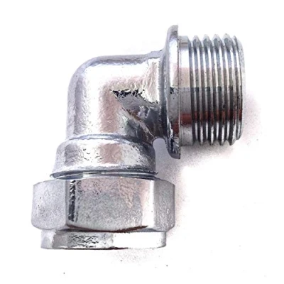 Image of 15mm x 1/2&quot; Male Chrome Elbows