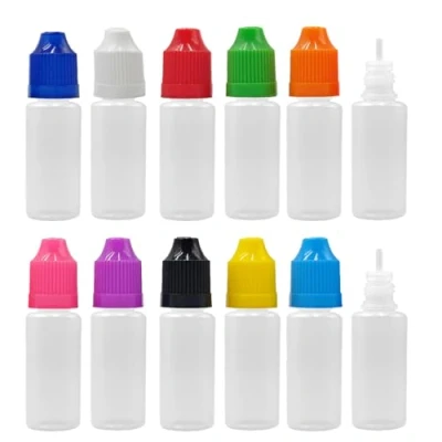 Image of XIAONAN 20 Pack x 15ml LDPE Plastic Liquid Water Squeezable Eye Dropper Empty Bottles (Bottles + Purple Colour Caps Tips)