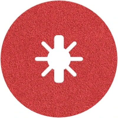 Image of Bosch Professional Fibre Sanding Discs Best (for Metal/Inox, X LOCK, R780, Diameter 115 mm, Grit Size 80, Bore Diameter: 22.23 mm), 1 disc