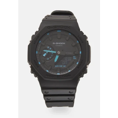 Image of G SHOCK GA2100 Watch, Size: One Size, Black/blue