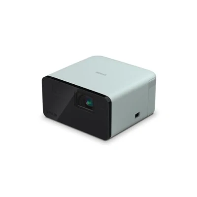 Image of Epson EF 21G Mini Smart 3LCD Projector, Full HD, 1000 Lumens, 150 Inch Display with HDR, Google TV, Dolby Atmos Sound, Gaming &amp; Home Cinema Laser Projector Smoke Ice Green