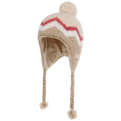 Image of Barts Lotaya Kids Pompom Hat Beanie (One Size Beige)