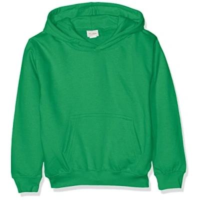 Image of AWDis Boy&#039;s Kids Hoodie, Green (Kelly Green), Medium
