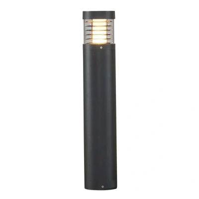 Image of LED Outdoor Lights &#039;Lucius&#039; (Modern) in Black Made of Aluminium (1 Light Source,) from Lucande Garden Light, Path Bollard lamp, Pillar
