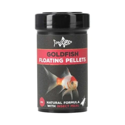 Image of FishScience Goldfish Floating Pellets 45g (100ml) Food Fishfood