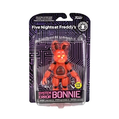 Image of Funko Action Figure: Five Nights At Freddy&#039;s (FNAF) System Error Bonnie the Rabbit Glow In Dark Collectable Toy Gift Idea Official Merchandise for Boys, Girls, Kids &amp; Adults