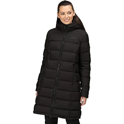 Image of Regatta Womens Recycled Insulation Water Repellent Pandia Jacket Black