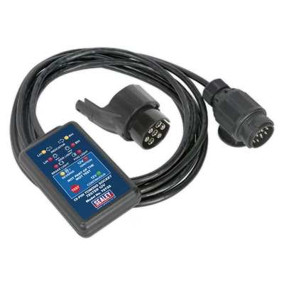 Image of Sealey Towing Socket Tester 13 Pin 12V DVSA Approved