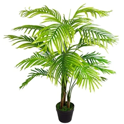 Image of Leaf Design UK Large Realistic Artificial Palm Tree 130cm Natural Palm, 130cm, AZ PALMNEW