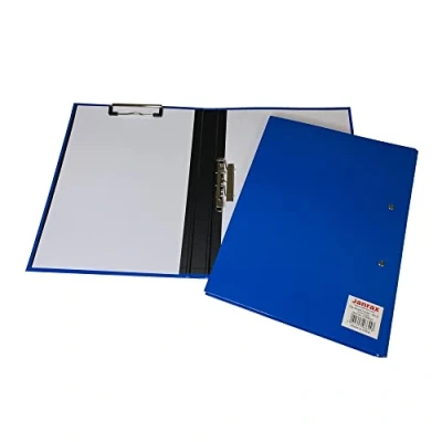 Image of Blue A4 Clipboard Document Clamp File Folder