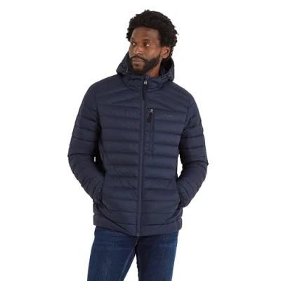 Image of TOG24 North RDS Mens Hooded Jacket Dark Indigo Blue Polyamide Size 3XL