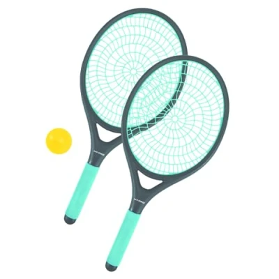 Image of Hy Pro Garden Tennis Set Soft Ball, 2 person, Racket Grips, Foam Ball Convenient Carry bag, Lightweight, Great for beginners, Perfect Family Fun, Games, Kids, Adults