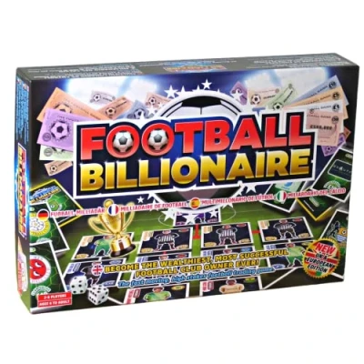 Image of Football Billionaire Board Game 3rd Edition Family Games for Kids and Adults Ages 6+ 2 6 Players as Seen on Dragon&#039;s Den